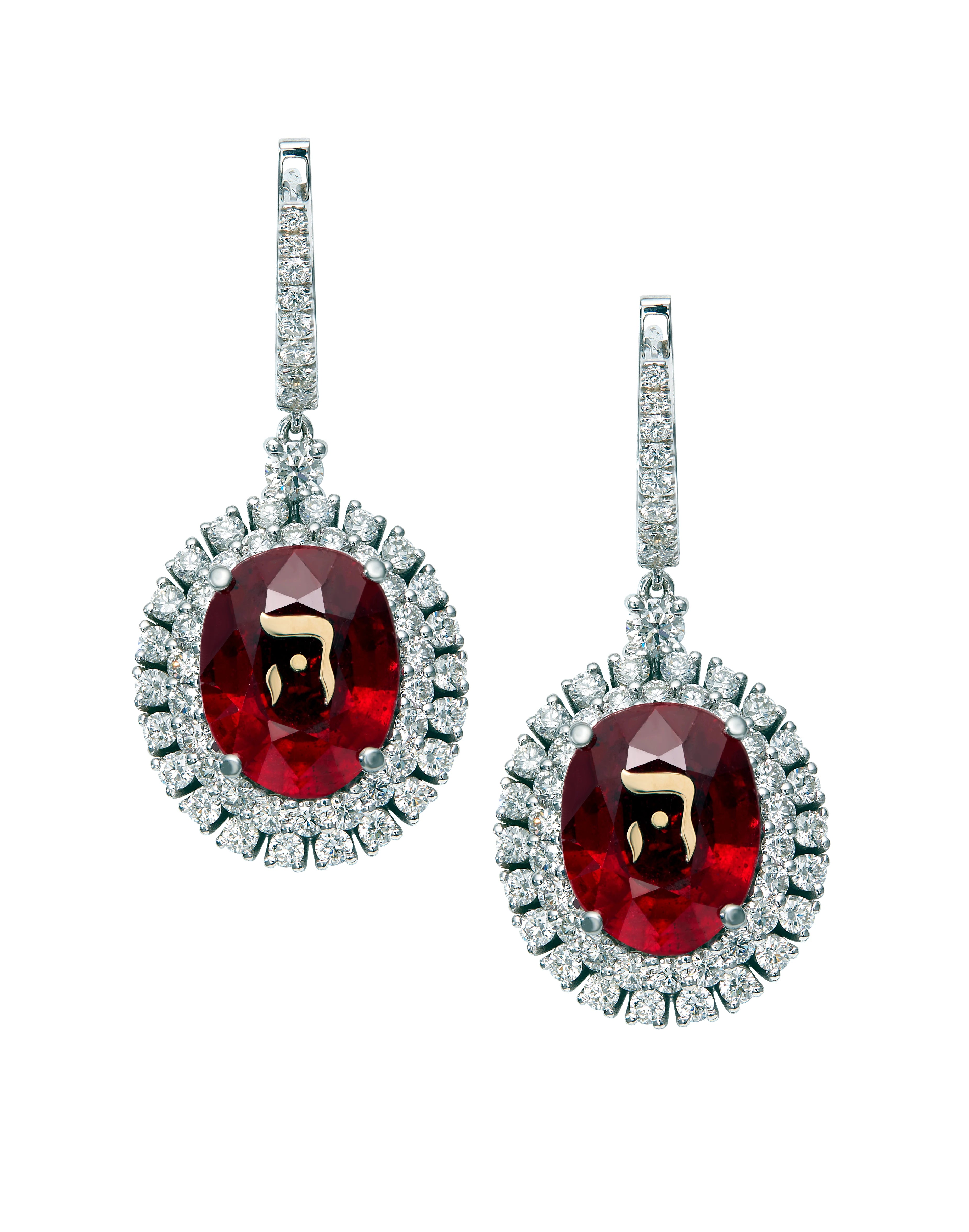 Hei Classic Gems Ruby Earrings